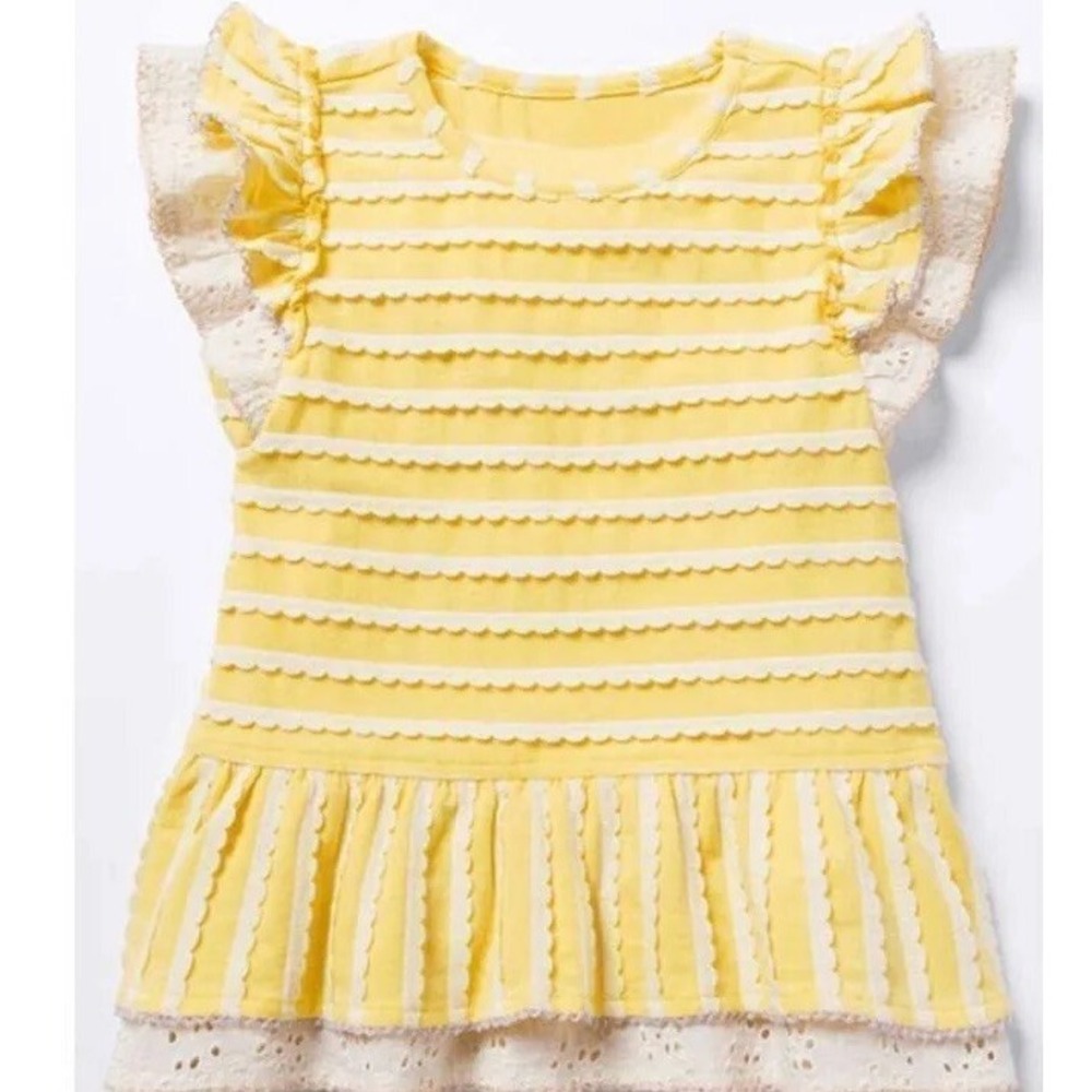 Matilda Jane Girls Enchanted Garden Sunkissed Knit Top Size 10 New